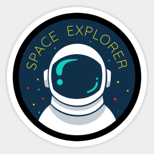 Space Explorer Sticker